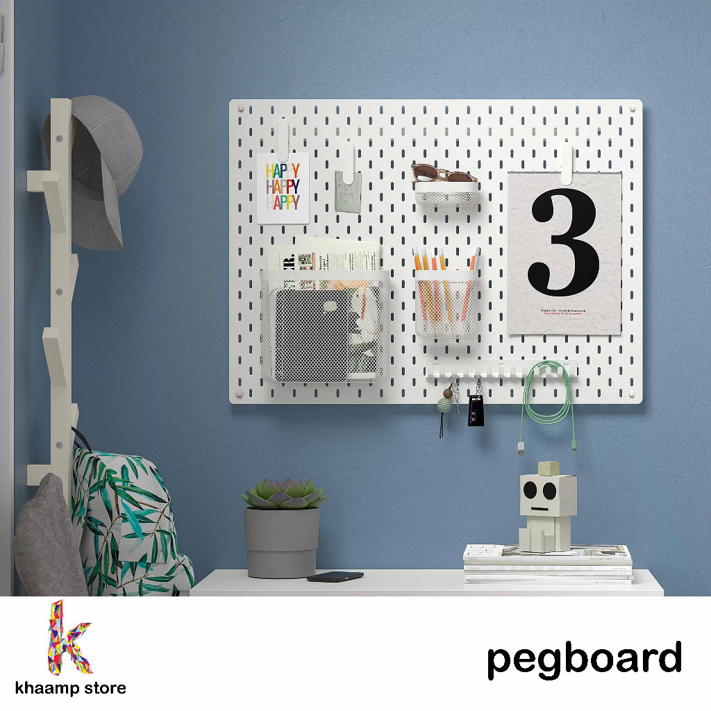 RF56ZX Pegboard Papan Dinding 36 X 56 Cm MDF