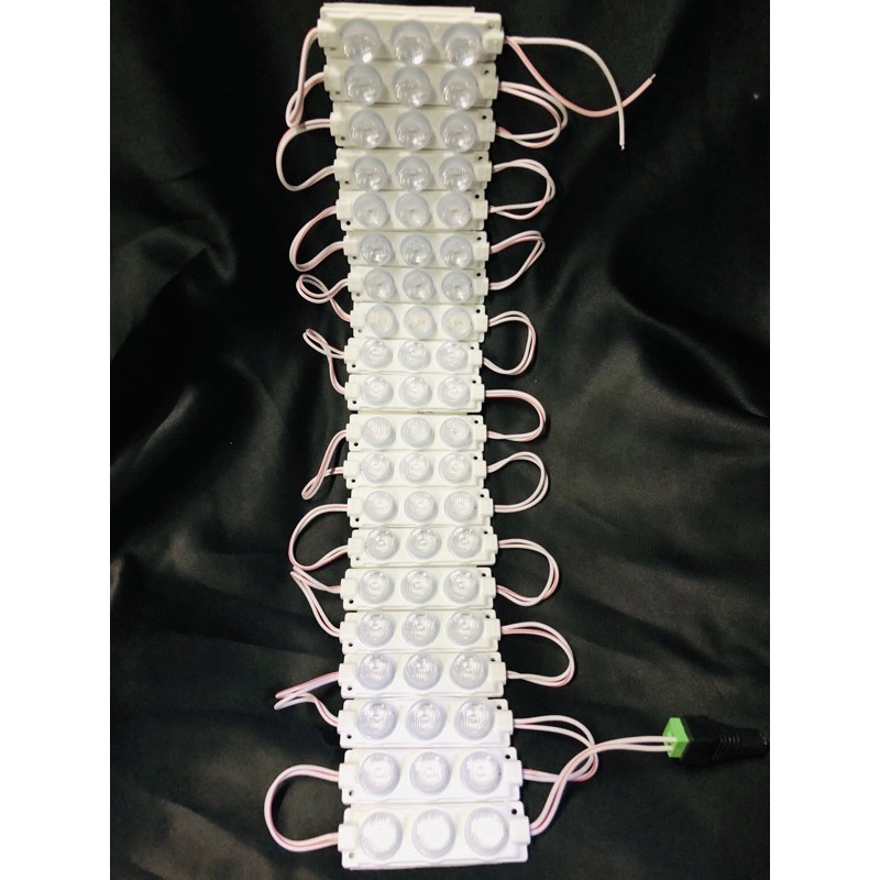 Lampu LED RGB 3 Mata jumbo 12Volt - 24Volt Mobil / Truk