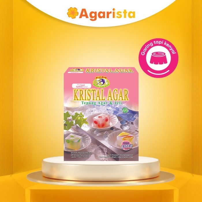 

TERJUAL KRISTAL AGAR TEPUNG AGAR-AGAR DENGAN JELLY - LECI