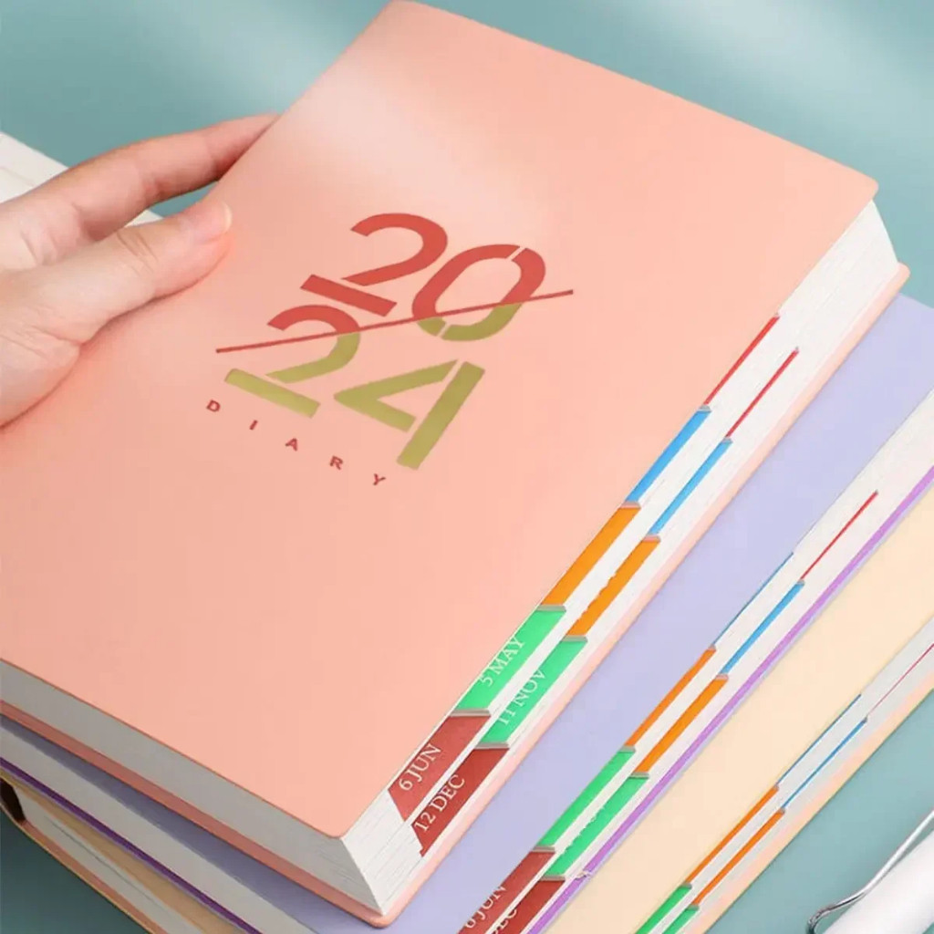 

Agenda 2024 Planner 156 Pages Notebook A5 Diary Journal Notebook School Stationary Journaling Office