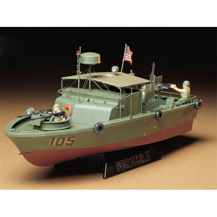 TAMIYA MODEL 1/35 SCALE military models #35150 U.S. Navy PBR31 Mk.II Pibber plastic model kit