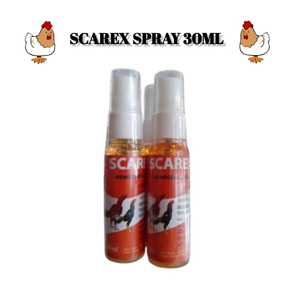 Scarex Spray 30mL Obat Semprot Luka Luar Mengobati Ayam Aduan Jago