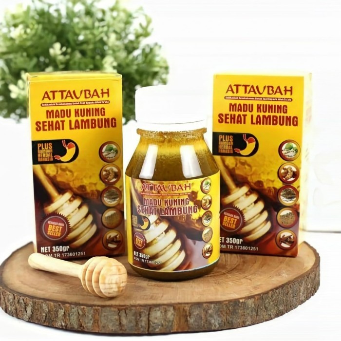 

h MADU KUNING SEHAT LAMBUNG attaubah , madu masalah lambung / pencernaan