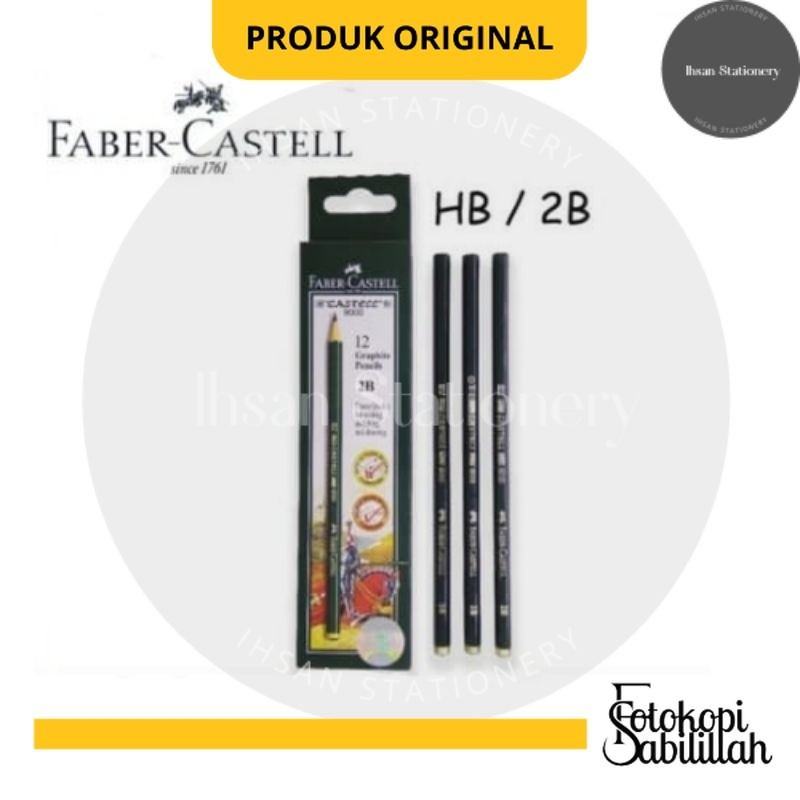 

Pensil 2B Faber Castell (1 Pcs)