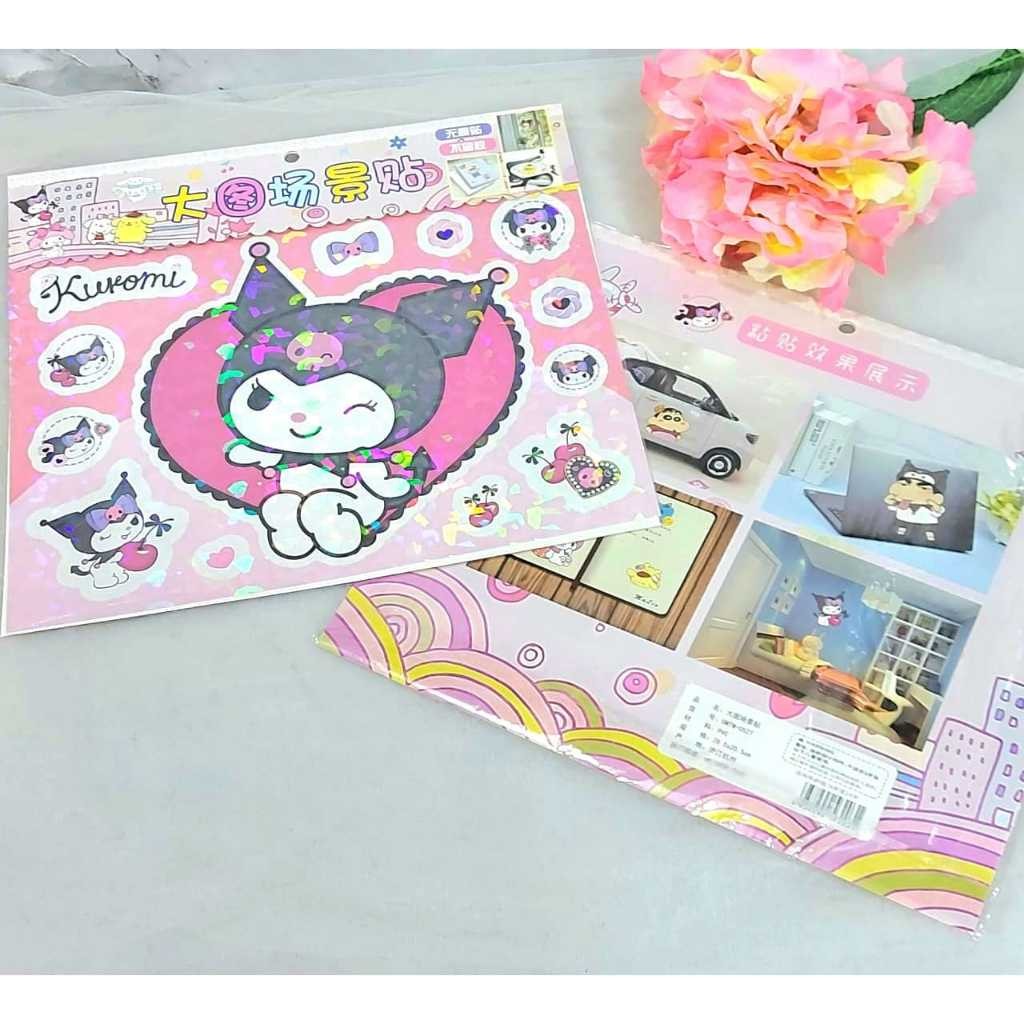 

STIKER SANRIO STICKER BESAR KUROMI ANTIAIR/ WATERPROOF STIKER