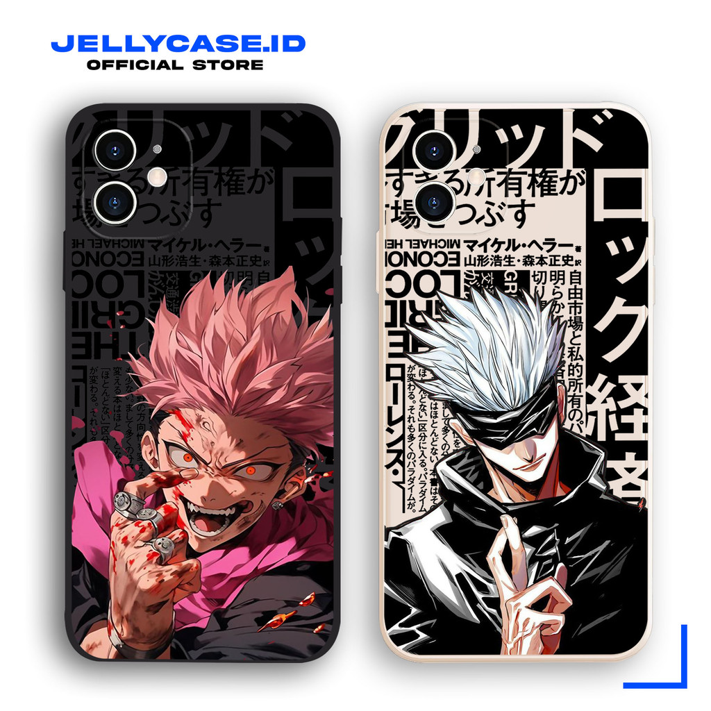 Case Samsung A15 A54 A53 A52 A04 A55 JE415 Jujutsu Kaisen Softcase HP Aesthetic Animasi CameraPro