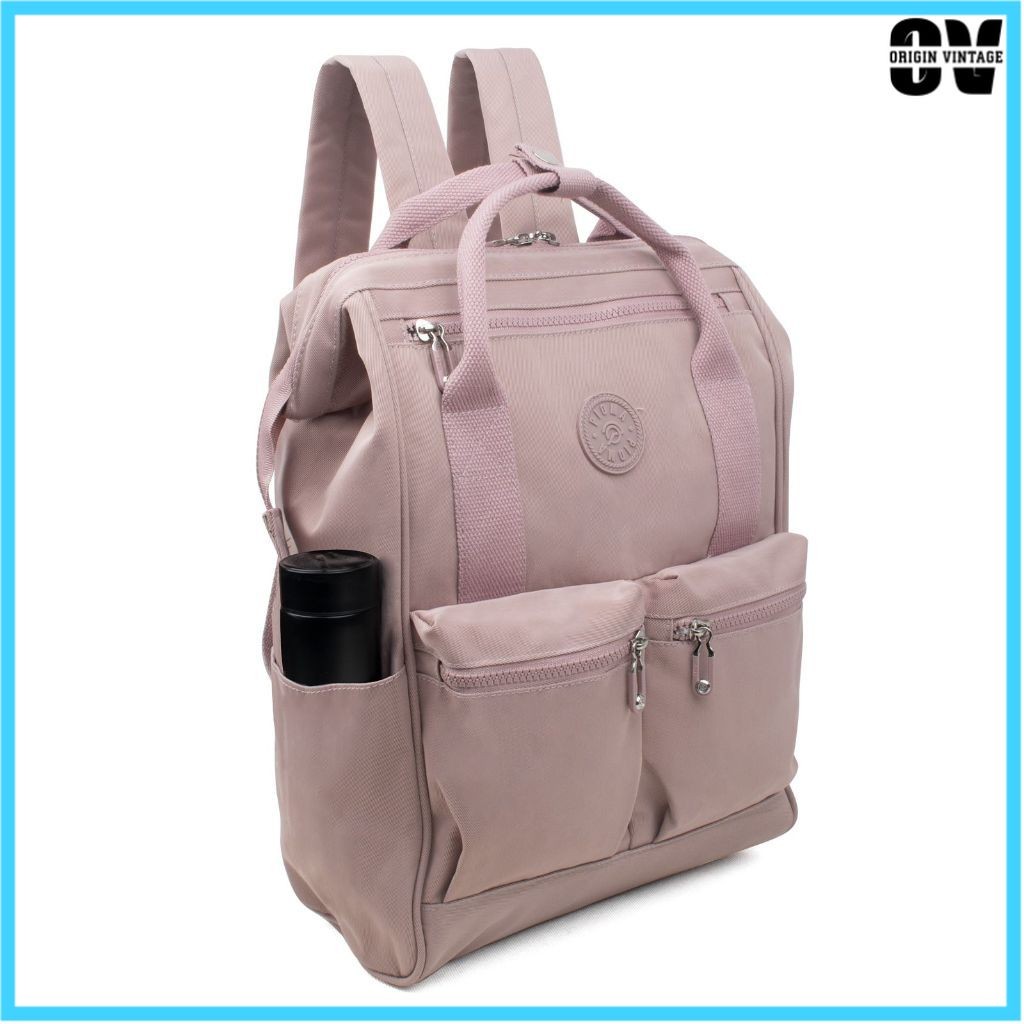 Tas Ransel Wanita / Tas Ransel Sekolah / Travelling Bag / Ransel Laptop Pioma Nylon / Pioma Soul P00