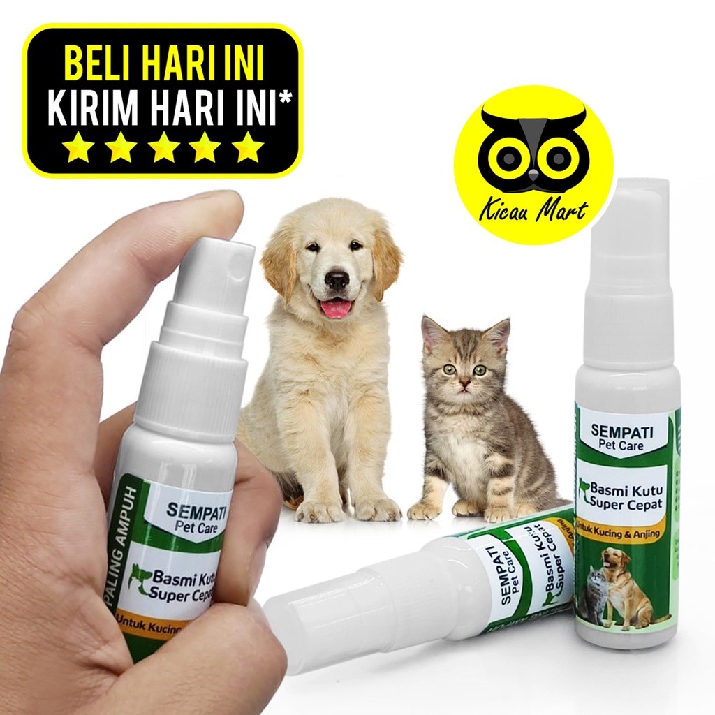 Obat Kutu Scabies Kucing Anti Flea Spray Basmi Kutu Super Cepat Sempati Obat Semprot Kulit Kucing Ga