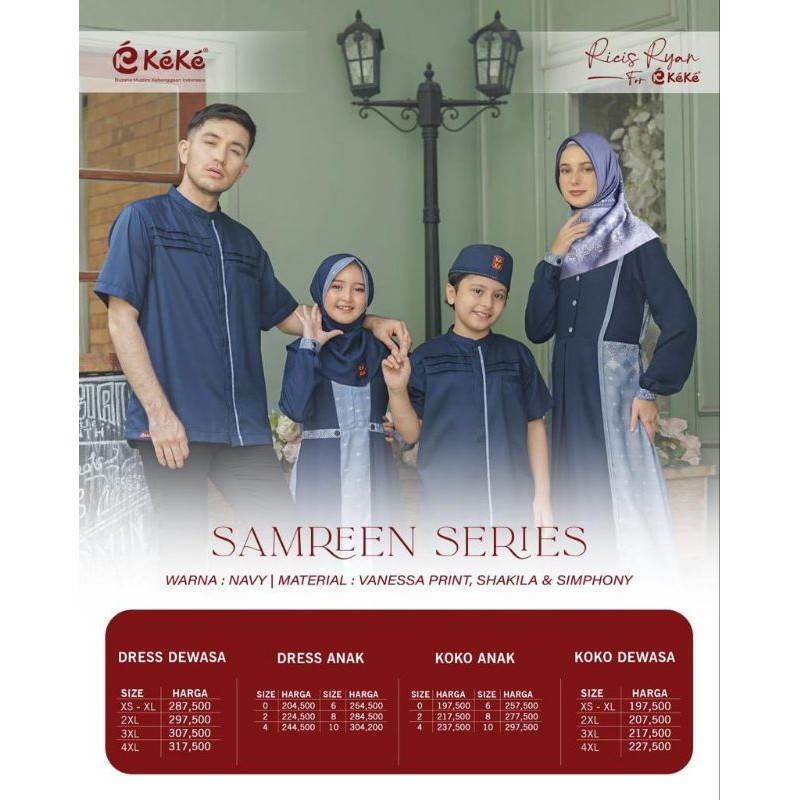KEKE SARIMBIT SAMREEN SERIES, Ukuran 8