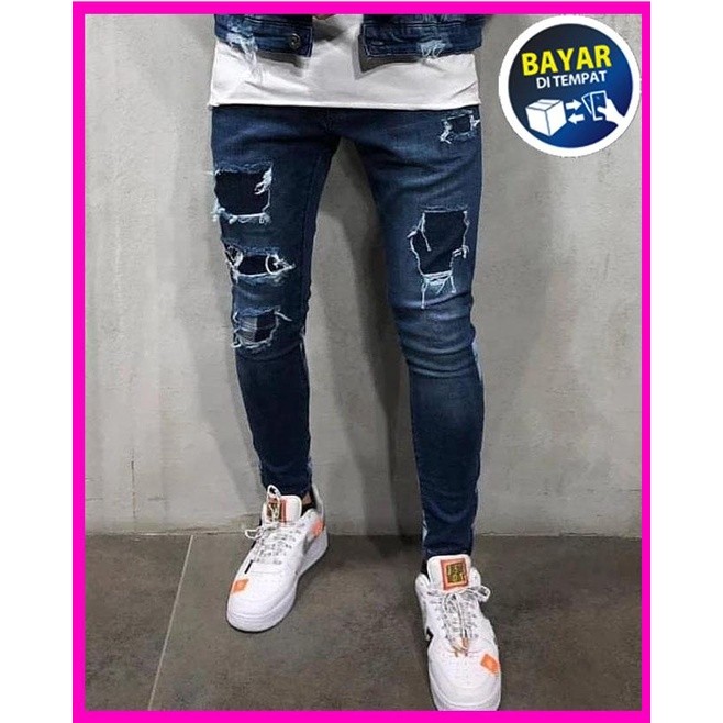 Celana panjang pria dewasa - celana jeans-murah pol - Blue angel