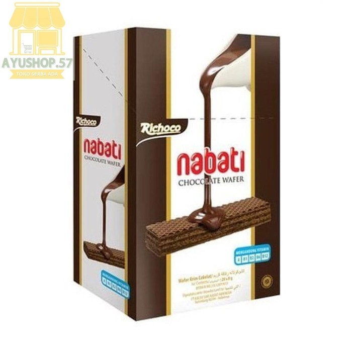 

Richoco Nabati Wafer Chocolate [20pcs / 8gr] - AYUSHOP57