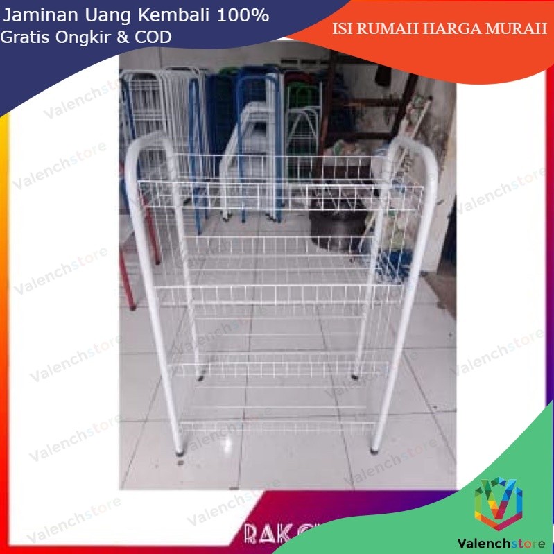 Rak chiki 4 susun,  rak chiki jumbo 4 susun , rak chiki , keranjang chiki , rak serbaguna ,rak chiki