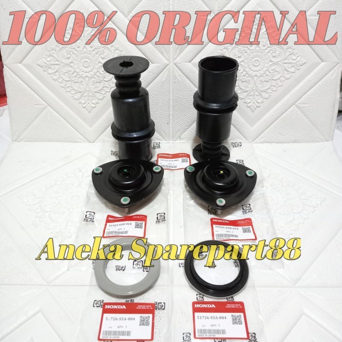 Support shock + bearing + karet boot Crv gen2 gen 2 Stream original