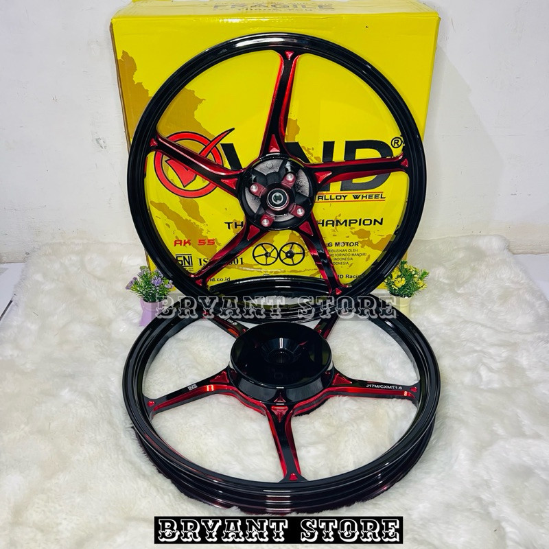 VND ORIGINAL VELG AK 55 TWO TONE 140x17 160x17 PALANG 5 VARIO 125 VARIO 150 BEAT SCOOPY VARIO 110 SP
