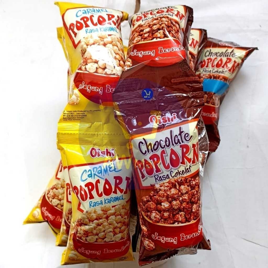 

OISHI POPCORN SACHET CARAMEL DAN COKLAT PER RENCENG ISI ( 10 SACHET X 20 GRAM ) - JAGUNG BERONDONG POPCORN RASA KARAMEL DAN COKLAT PER RENCENG