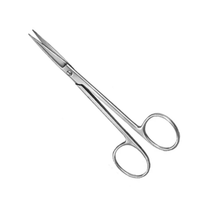 

M+ Gunting Iris Lurus Bengkok 11,5 Cm Iris Scissors Stainless Steel Instrumen