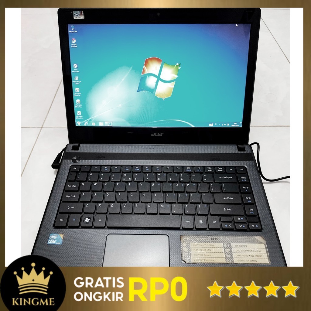 KINGME - Laptop Acer Aspire 4739 Core i3 14inch HDD 500GB