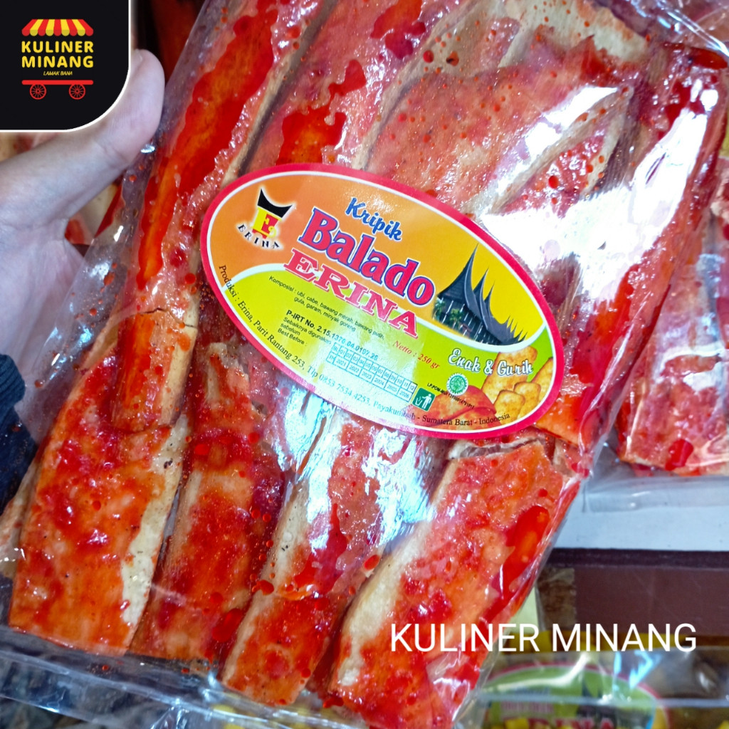 

Kuliner Minang Sanjai Balado Panjang Erina Oleh-Oleh Asli Kampung Cemilan Makanan Payakumbuh Khas Padang Snack Jajanan Kabau Gurih Spicy Murah Renyah Resmi 100% Halal Original AX02