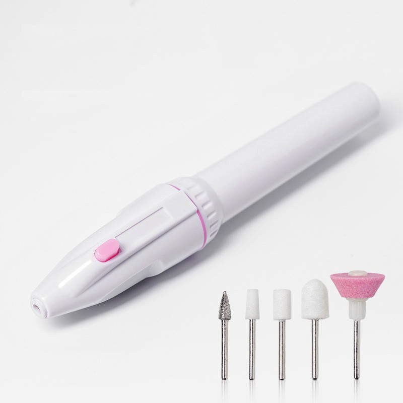 

1 PC of Small portable battery type manicure electric polisher remover nail polisher polisher manicure tool