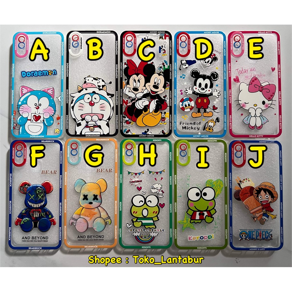 Softcase Karakter Casing Vivo Y91 Y93 Y95 Finger Murah Case