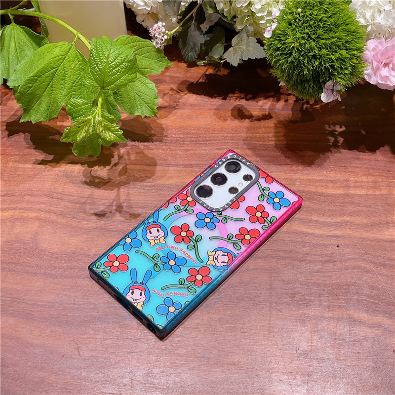 △ Samsung Galaxy S24 Ultra S22 S23 Ultra S24+ Plus phone case Candy color CASETiFY【melting sadness】S