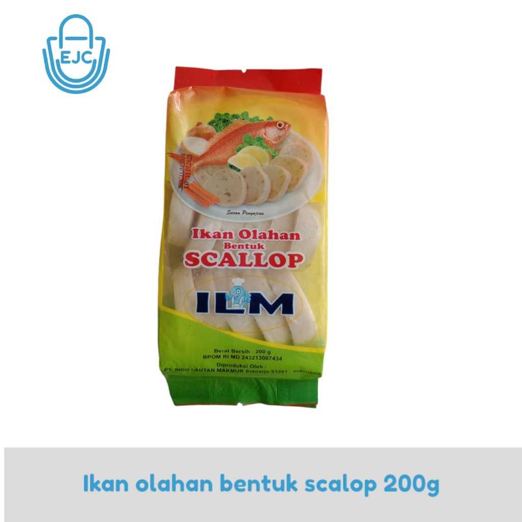 

[EJC] IKAN OLAHAN BENTUK SCALLOP ILM 200GR