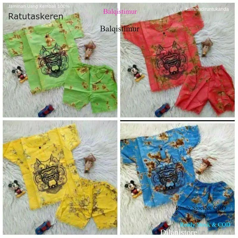 BALQIS SETELAN BAJU   BARONG ANAK BALI KHAS DAERAH BALI KEREN KEREN