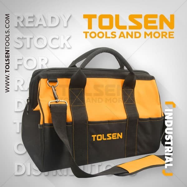 TOLSEN Tool Bag 17 Inch - Tas Kerja Alat Perkakas Toolbag