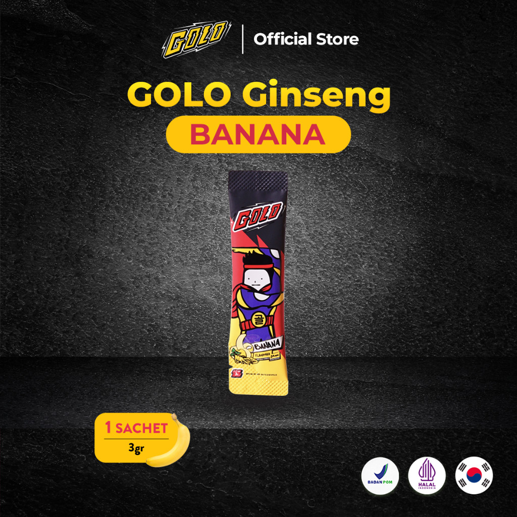GOLO Ginseng Botanical Banana 1 Sachet golo sharonshine11