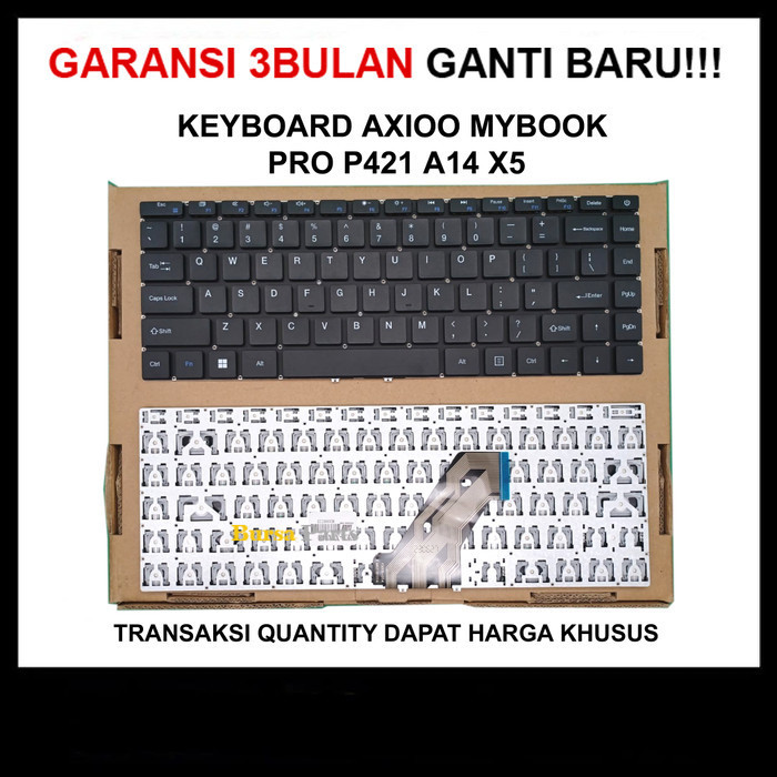 Keyboard Axioo Mybook Pro P421 A14 X5 . baru