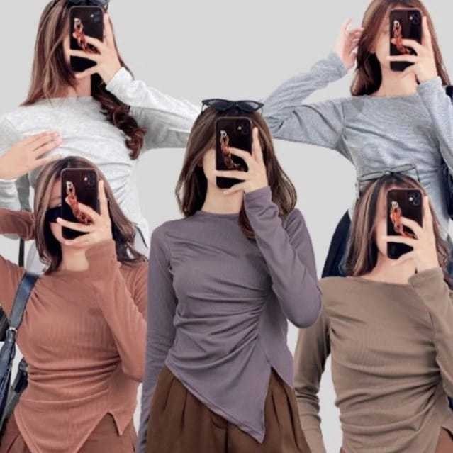 Atasan Wanita Lengan Panjang / Atasan Kantor Wanita / Atasan Wanita Muslim / Atasan Wanita hijab len
