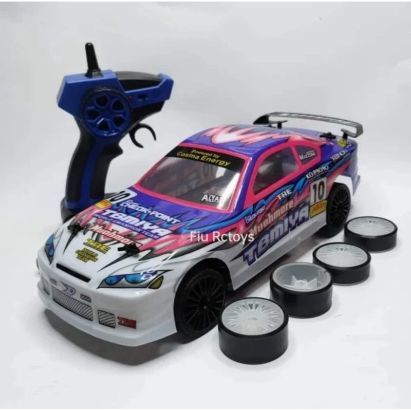 Mobil Remot RC Sanzuan 4WD Rc Drift Onroad 4x4 Skala 1.14 San Zuan Mitsubishi Nissan Sanzuan Asli