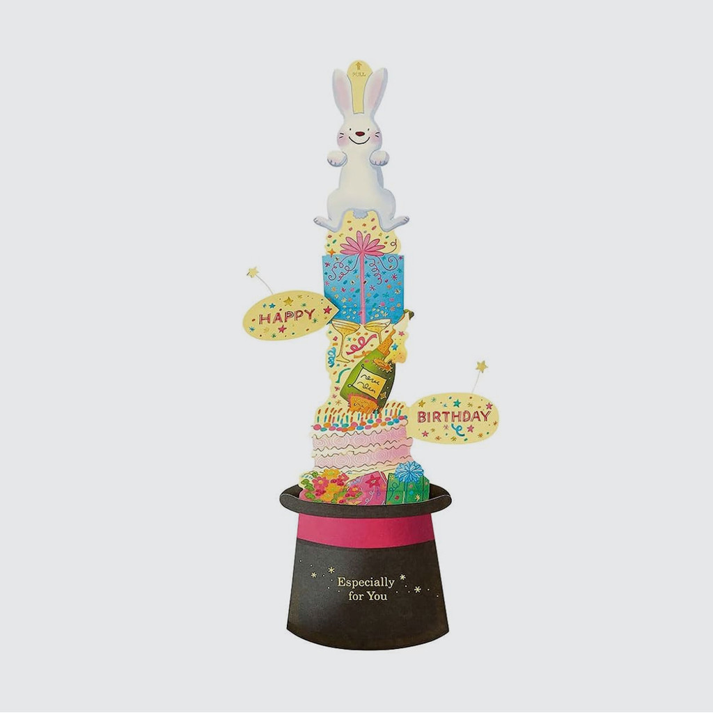 Fancy Birthday Card Sanrio - Pop Up Rabbit