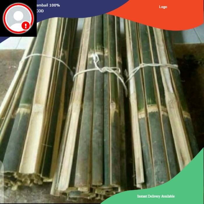 

Bilah Bambu panjang 1M untuk kerajinan tangan bambu bilah siap pakai