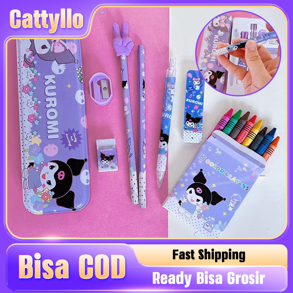 

Paket Alat Tulis Set 9 in1 Alat Tulis Sekolah Anak Lengkap Pensil Otomatis Penghapus dan Pencil Case Karakter