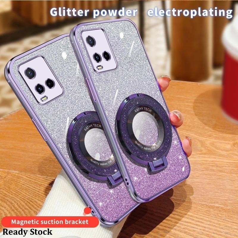 Csing HP Vivo V25 Y22 V25E Y73 V23E Y72 V21 Y33S V20 Y15S Y75 V23 Y53S V21E Y31 Y55 Sampul Magnetic 