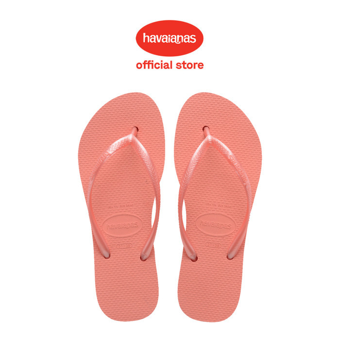 Havaianas 5567 Slim Flatform - Peach Rose - Sandal Wanita - Pink, 37/38