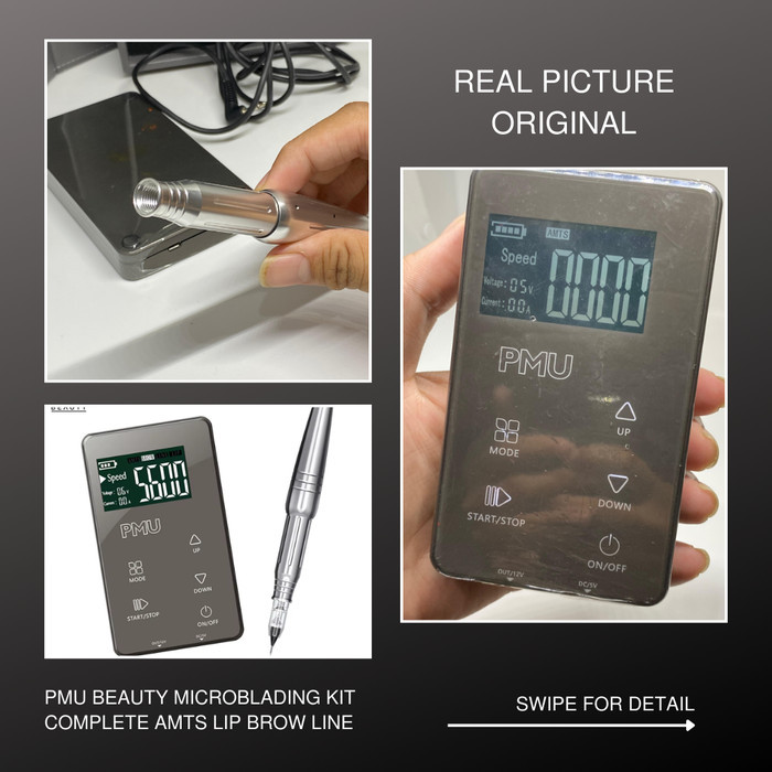 Premium PMU Beauty Microblading Kit - Lips & Eyelash Tattoo Machine
