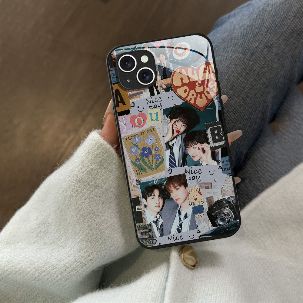 Casing Keras Anti Guncangan Kartun Mario Lucu Case hp iPhone 15 Pro Max 15 Plus iPhone11 12 13 14 14