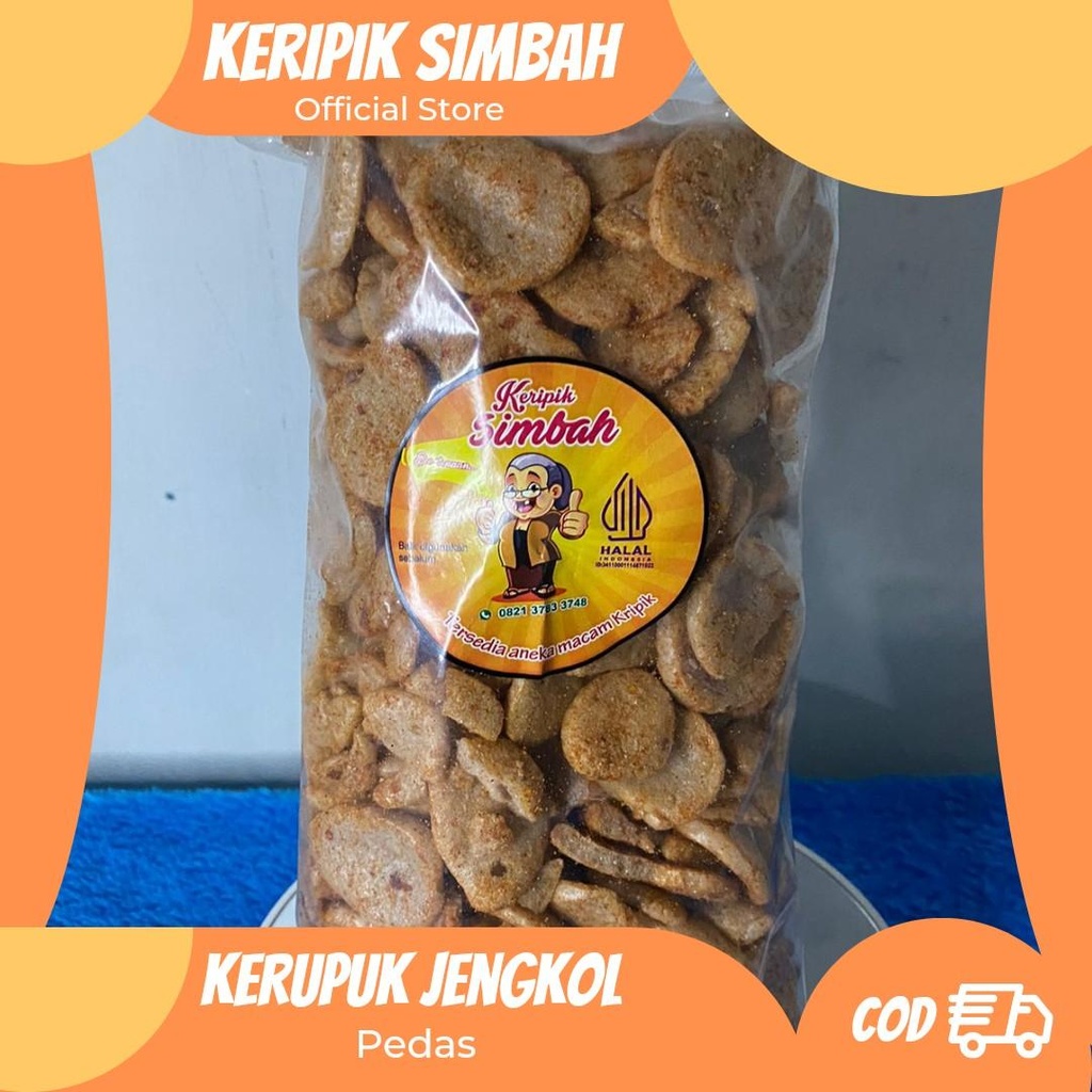 

Kerupuk Jengkol Pedas Organik Rendah lemak Food Krupuk Snacks