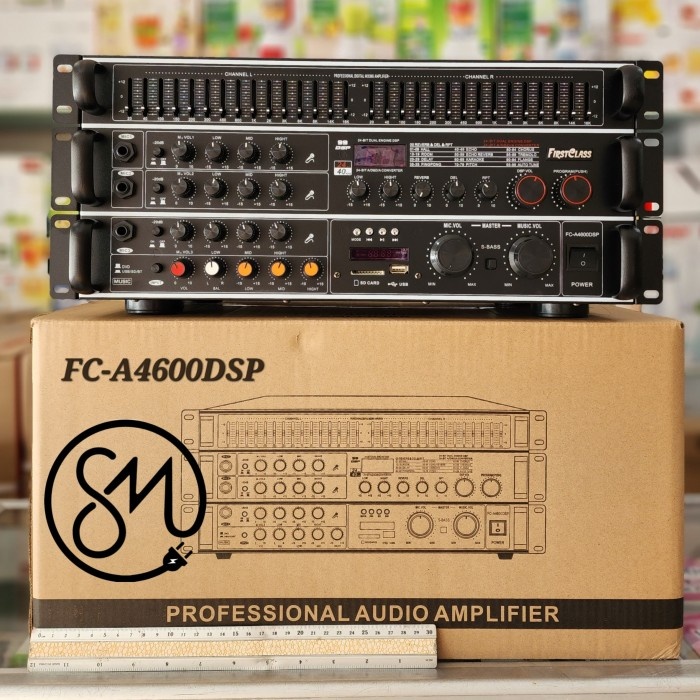 Amplifier Firstclass FC-A4600DSP Ampli First class Digital Karaoke