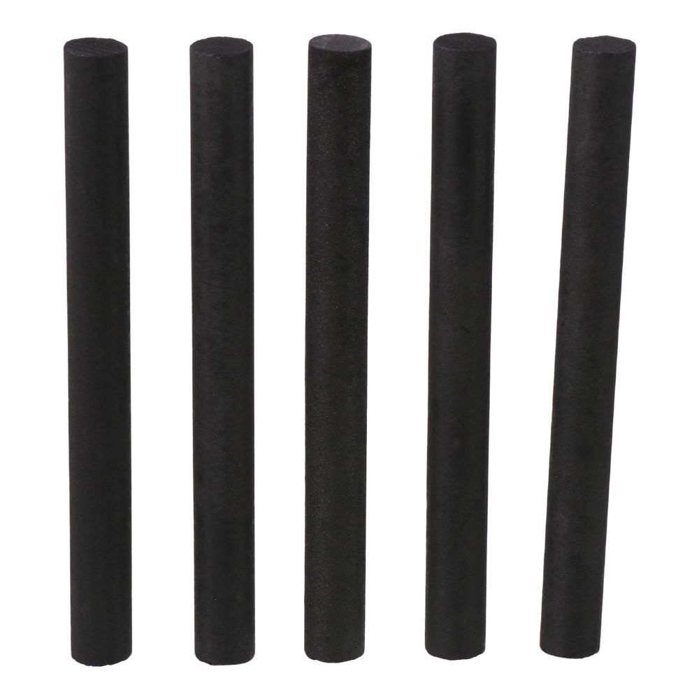 5Pcs Graphite Resistance Electrode Rods Electrode Carbon Rods Corrosion Resistant Graphite Stir Rod 