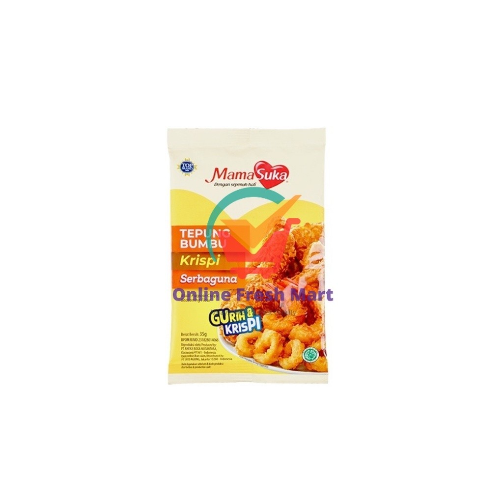 

Mamasuka Tepung Bumbu Krispi Serbaguna 35g - Online Fresh Mart Denpasar