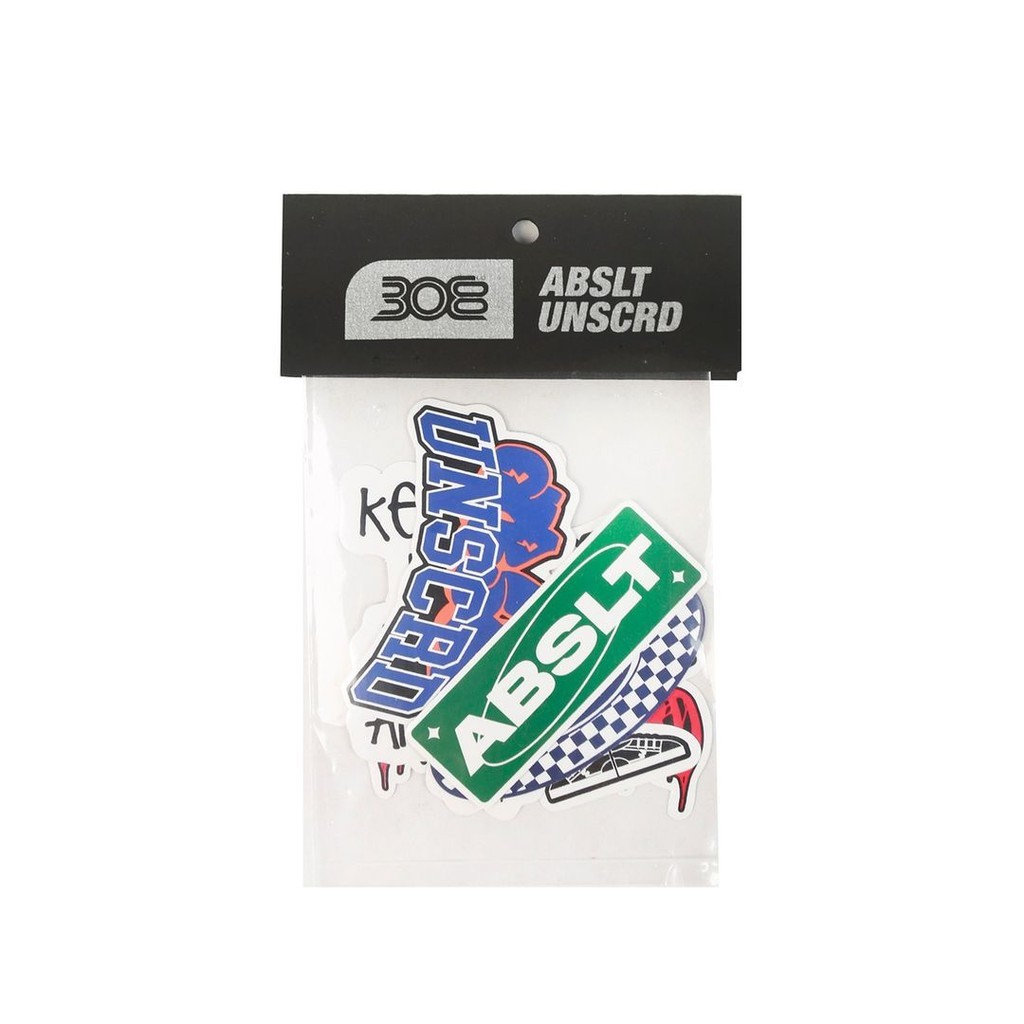 

308 ABSLTUNSCRD STICKER PACK 308 - BLACK