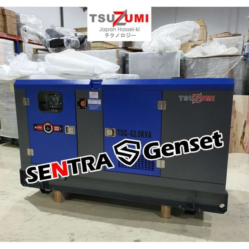 Genset silent 60 kva. Tsuzumi Japan Generator