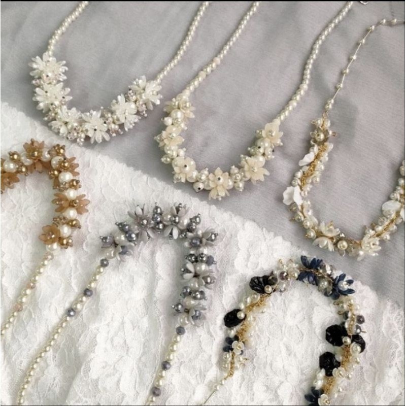 THE HIJAB.ID - Kalung Hijab | Aksesoris Kalung | Kalung Mutiara Kristal Part 1