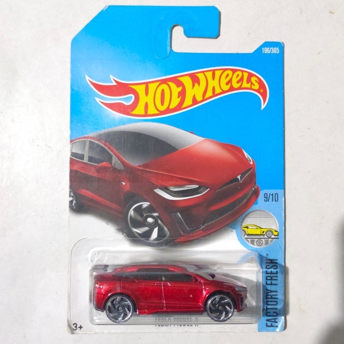 EL99 HW Hot Wheels Tesla Model X merah 2016