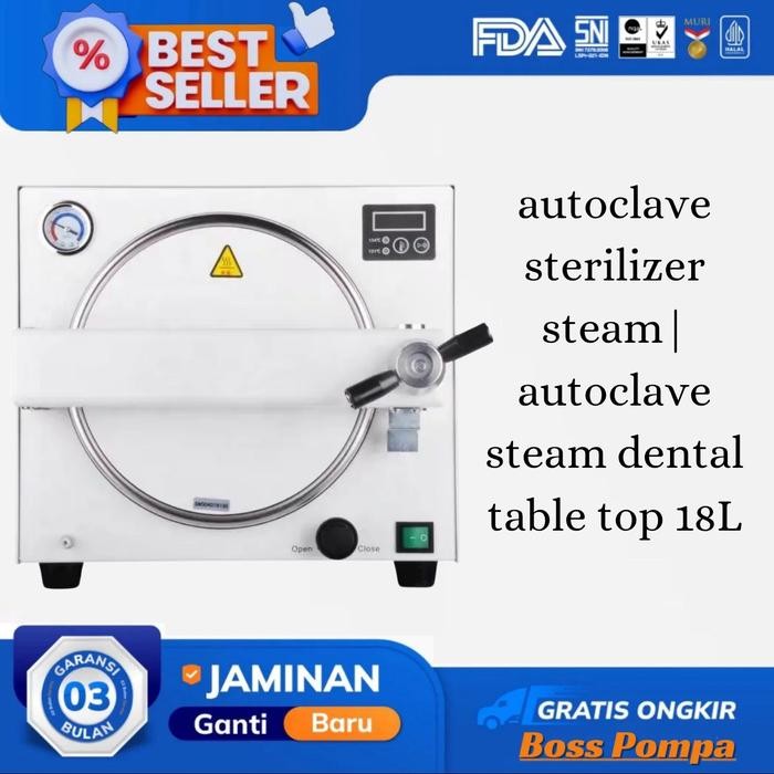 autoclave sterilizer steam| autoclave steam dental table top 18L