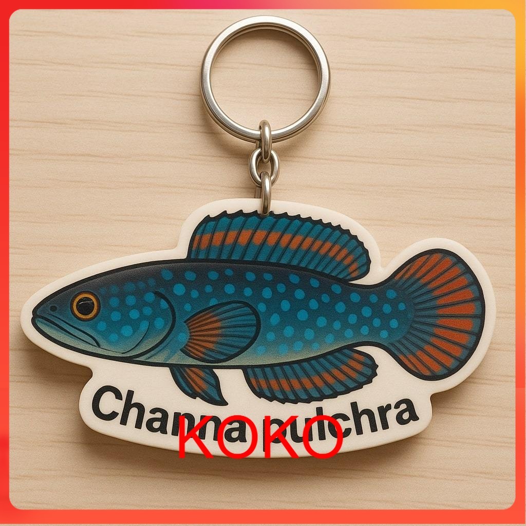 Gantungan Kunci Channa Pulchra 7 12 CM