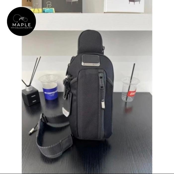 PROMOTAS T U M I ESPORTS SLING BAG BODYBAG SELEMPANG - HitamREADY